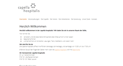 Desktop Screenshot of capella-hospitalis.de
